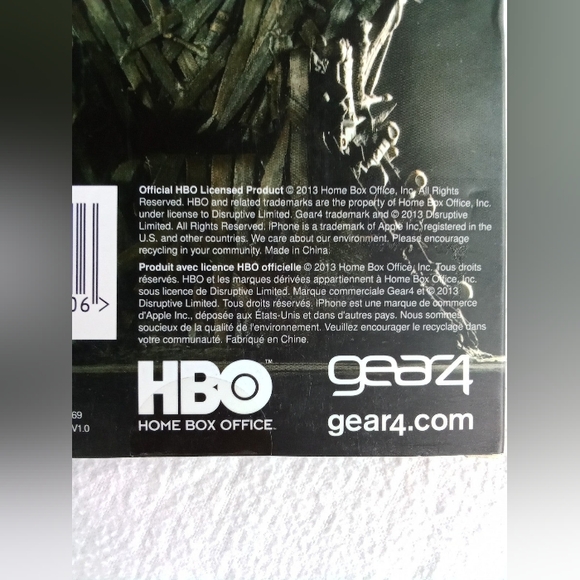 NEW] Game Of Thrones iPhone 5 Gear4 Protective Cover with Lannister Sigil - Picture 5 of 5